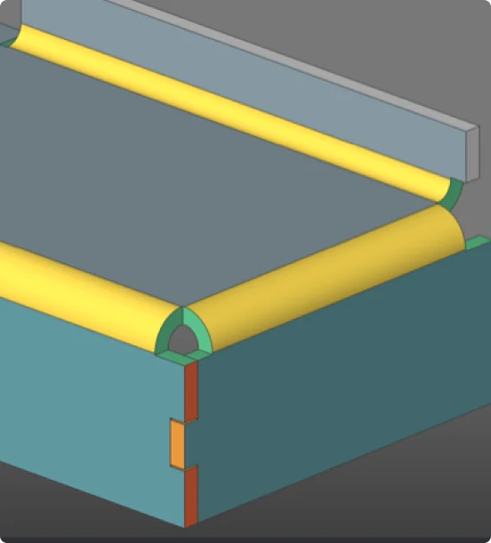 Automatyczna konwersja brył 3D do elementów blaszanych w BricsCAD Mechanical